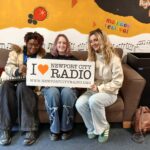 Friends Are Evul, Amber and Mali Haf sat in NCR