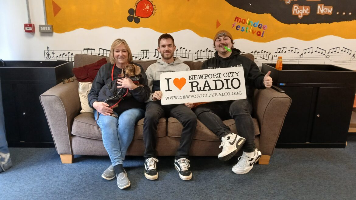 Kym, Dom and Bailey sat in NCR.