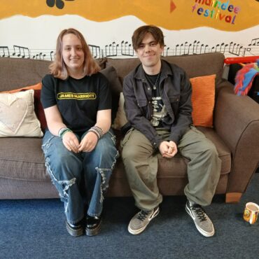 Amber and Matt Kiano sat in NCR.