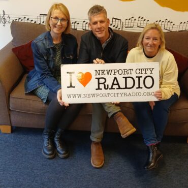 Sue, Bongo and Kym in Newport City Radio