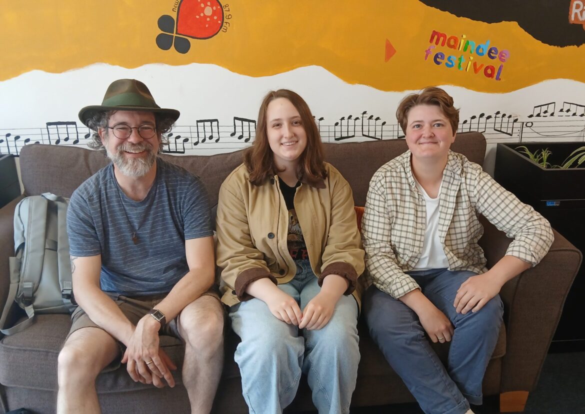 Michael, Amber and Frankie in Newport City Radio