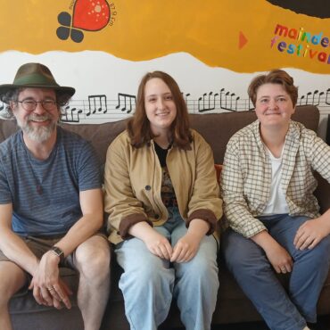 Michael, Amber and Frankie in Newport City Radio