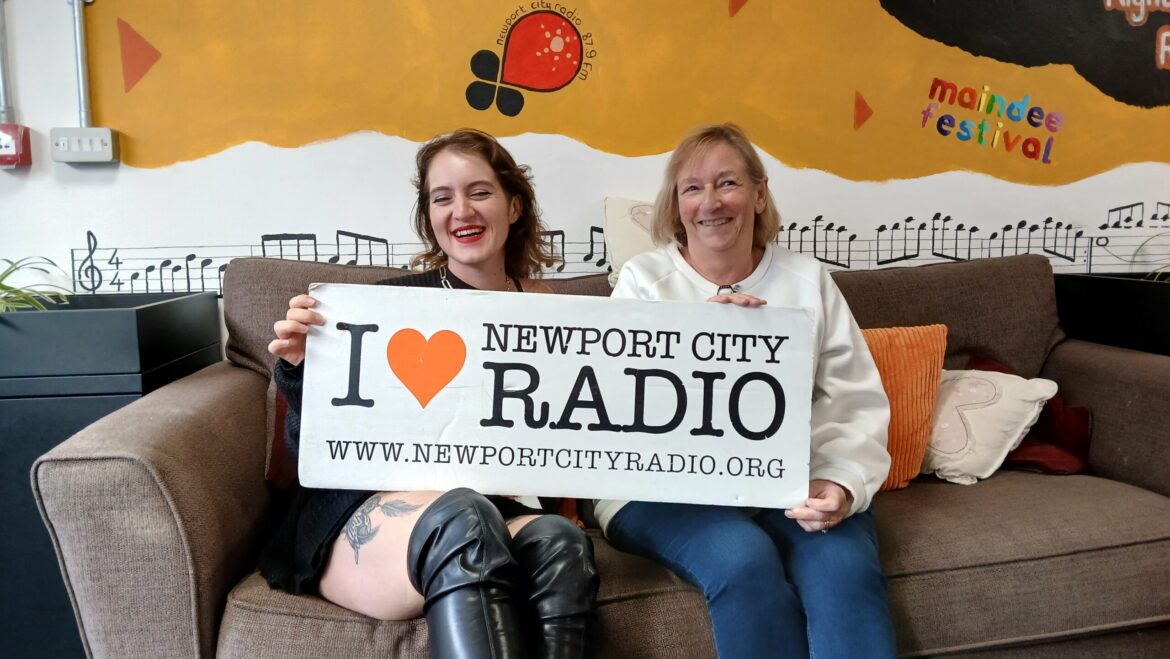 Kym and Keys sat in Newport City Radio.