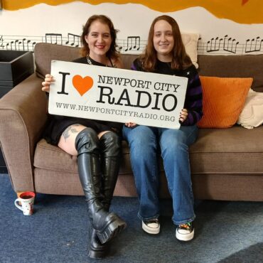 Amber and Keys sat in Newport City Radio.