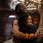 The Doctor and Belinda hugging