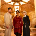 Conrad, The Rani and Mrs Flood in Wish World