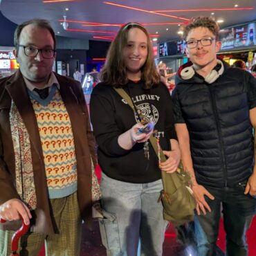 Dan, Amber and Jack in Cineworld