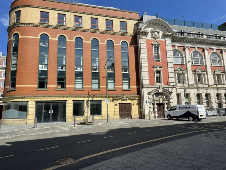 Photo of the outside of Corn Exchange Newport