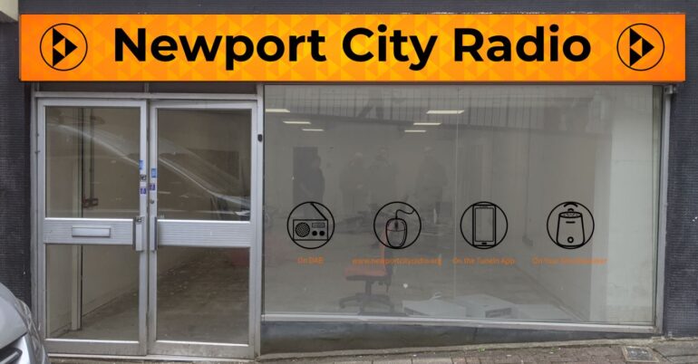 New shopfront design for Newport City Radio