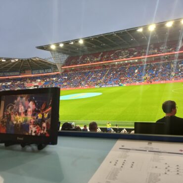 Photo taken at Cardiff City Stadium for Wales v Turkey for mens international football