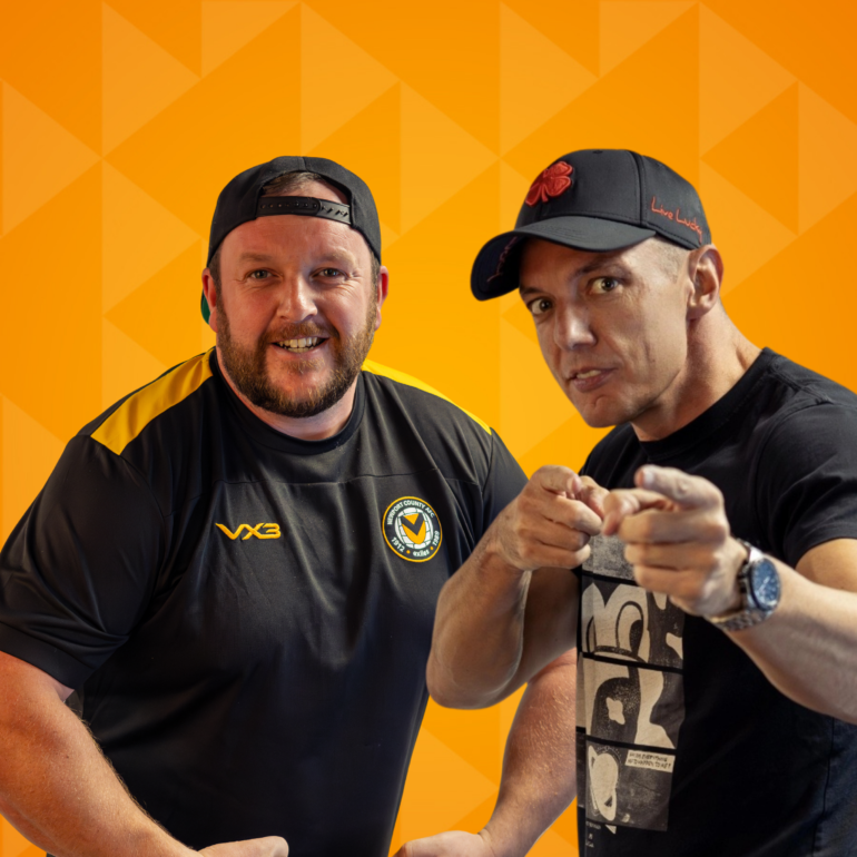 Team photo of Mat and Fugee