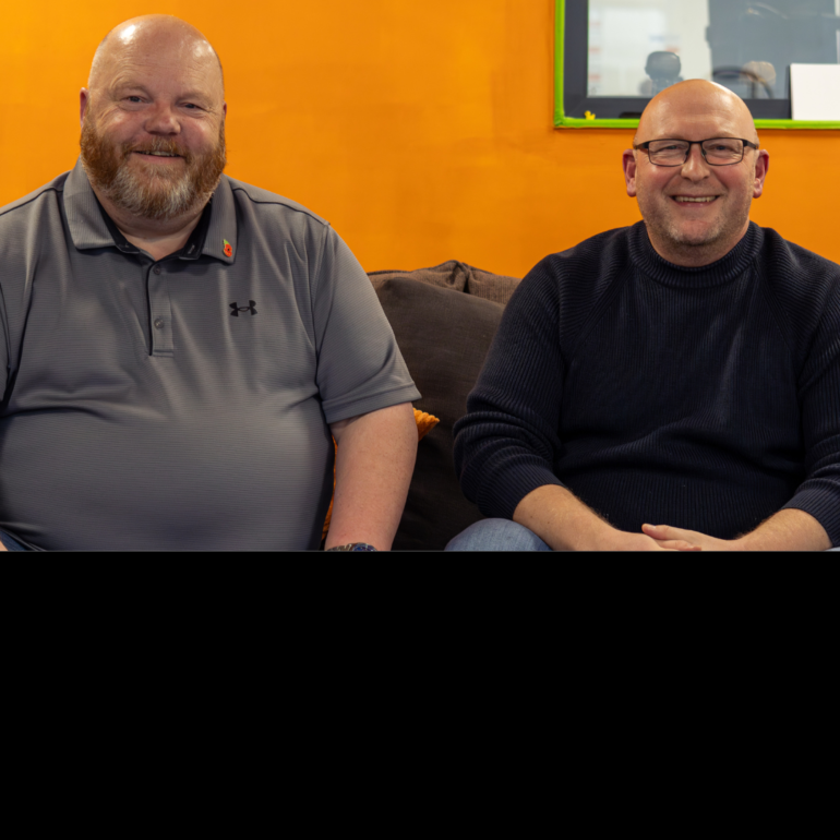 Photo of Kev from Newport Now and our Lamsie