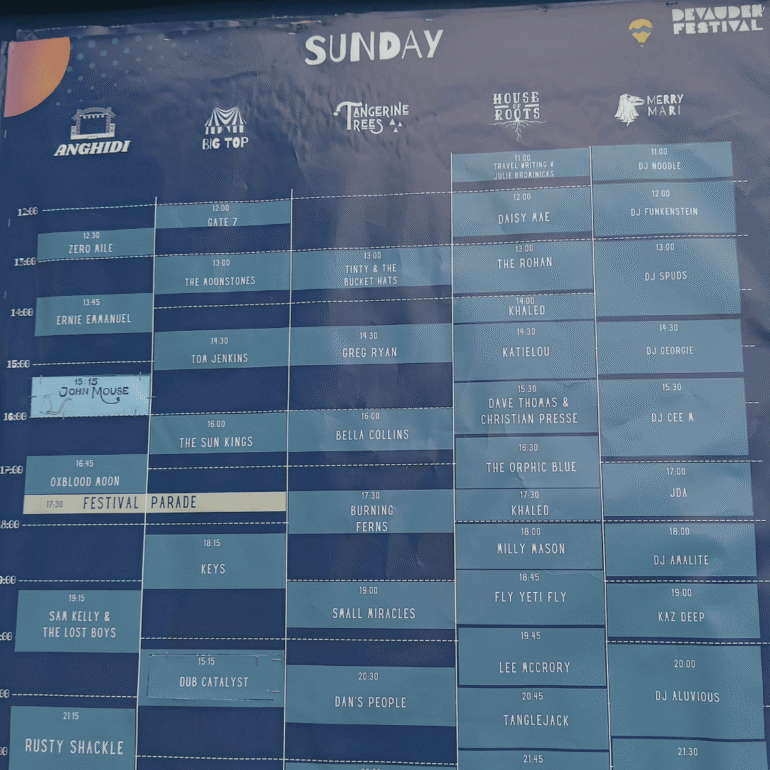 Sunday at Devauden Festival