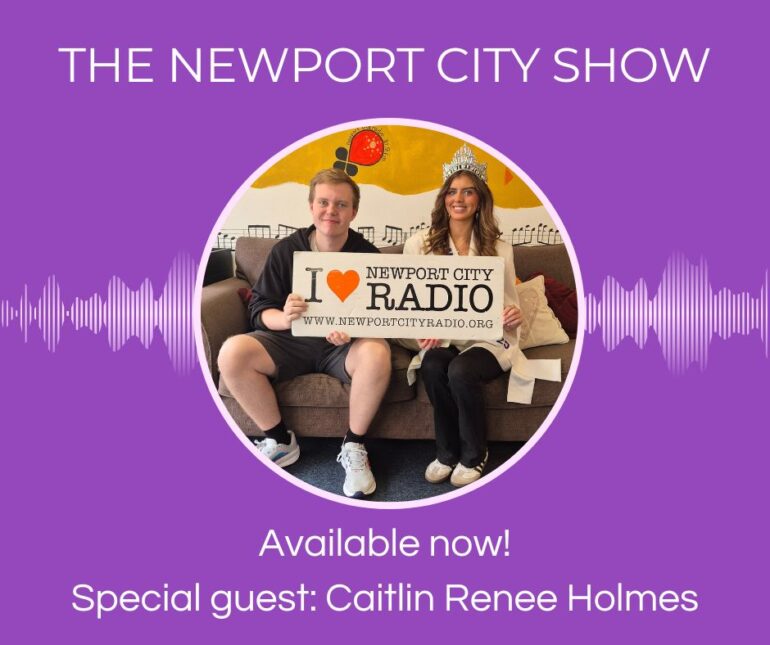 Luke sat on sofa with Miss Newport