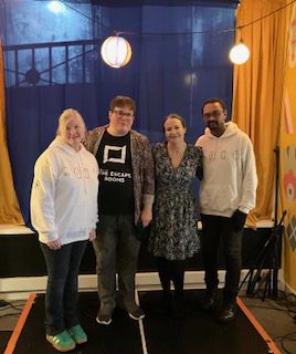 Dani and Pamela wit Chris and Ellie Chopping