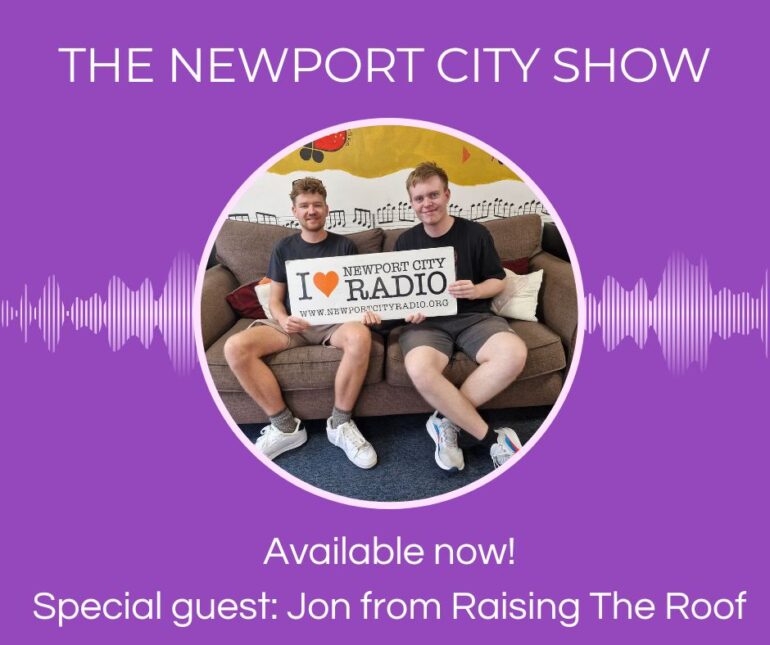 Luke sat on sofa with Jon