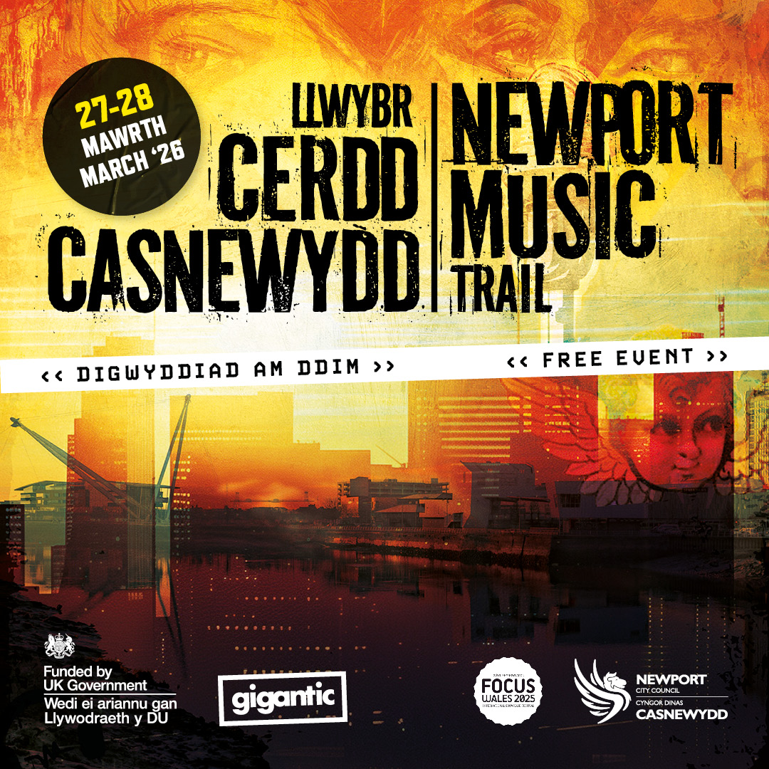 Social media graphic for Newport Music Trail 2026
